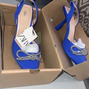 Zara Blue heels